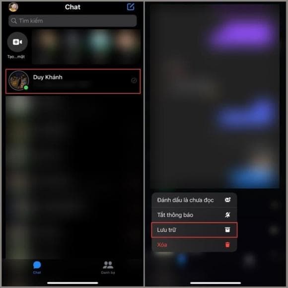 tin nhắn Zalo và Messenger