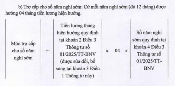 cách tính chế độ với cán bộ nghỉ hưu trước tuổi
