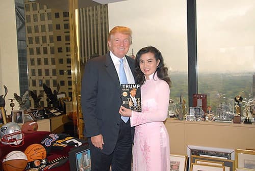 Hoa hậu Kim Hồng, Tổng thống Donald Trump
