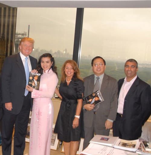 Hoa hậu Kim Hồng, Tổng thống Donald Trump