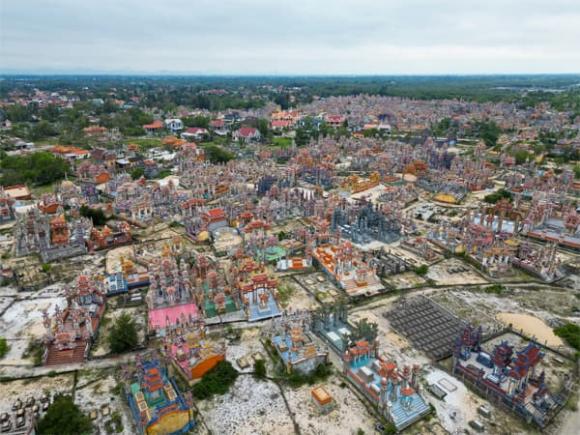Khu nghĩa trang đắt đỏ nhất Việt Nam, nghĩa địa làng an bằng, Thành phố ma, nghĩa trang An Bằng