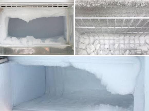 tủ lạnh đóng tuyết, mẹo vặt