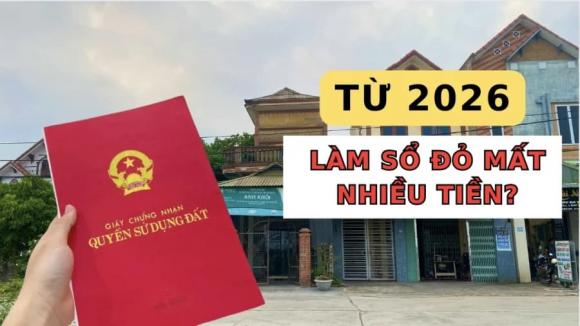 Luật đất đai, lệ phí làm sổ đỏ