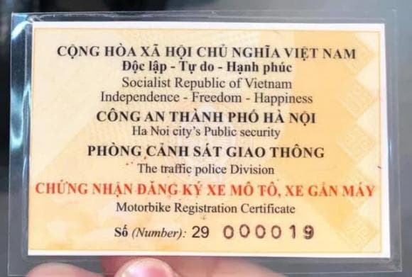 Nghị định 168, quy định đổi đăng ký xe