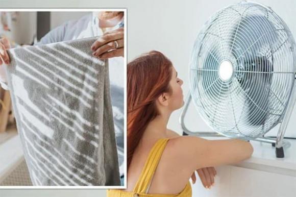 mẹo hay, đắp khăn lên quạt, lưu ý khi sử dụng quạt