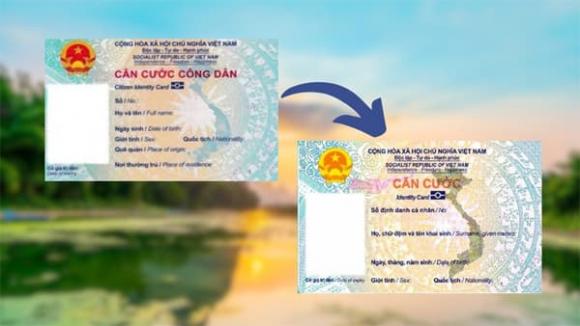 đổi thẻ căn cước, cccd
