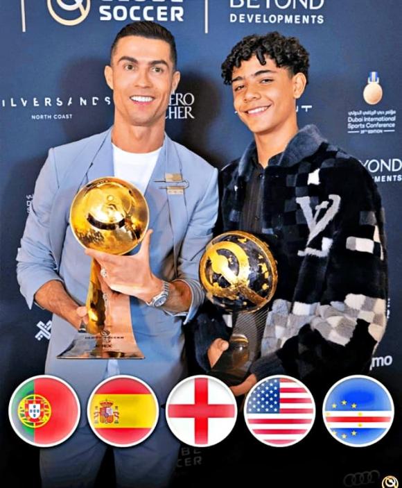 con trai Ronaldo, Ronaldo Jr, diện mạo cậu cả nhà Ronaldo