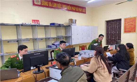 thủ tục hành chính, công an xã, sáp nhập xã