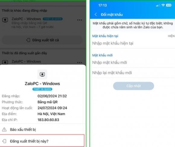 Zalo, Facebook, đọc trộm tin nhắn