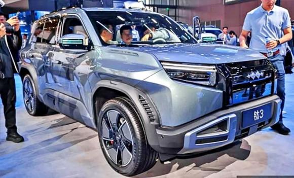 mẫu SUV điện hạng C, BYD Tai 3,  Mẫu SUV thiết kế hầm hố 