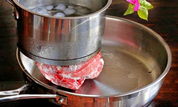  rã đông, phương pháp 'nước đá ngược'