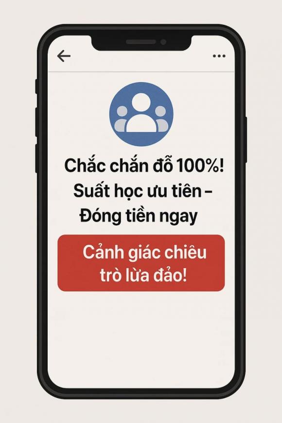 Thủ đoạn lừa đảo mới, lừa đảo tuyển sinh
