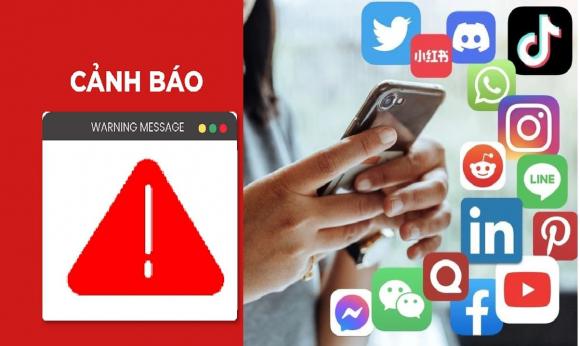 cảnh báo người dùng mạng xã hội
