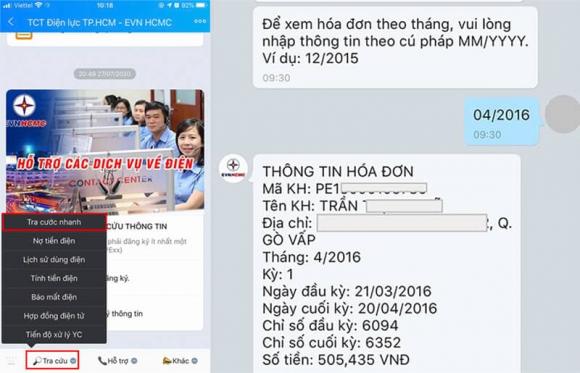 tra cứu hóa đơn điện, kiểm tra hóa đơn điện