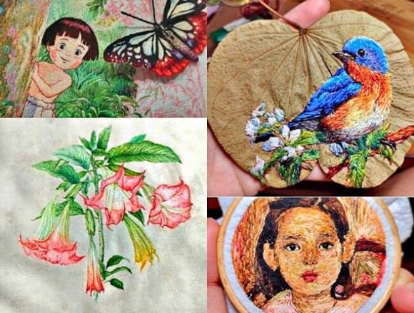 Bỏ việc văn phòng, thêu tay, nghề nghiệp, nghề nữ tính