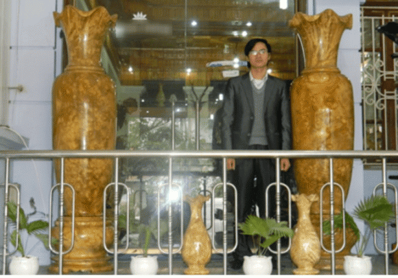 Cặp lục bình, Cặp lục bình làm từ gỗ quý