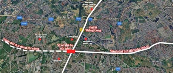 làng biệt thự, xây dựng nút giao, Vành đai 3,5, Đại lộ Thăng Long 