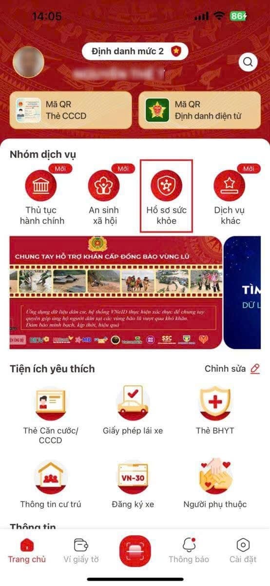 bảo hiểm y tế, ứng dụng VNeID, bhyt