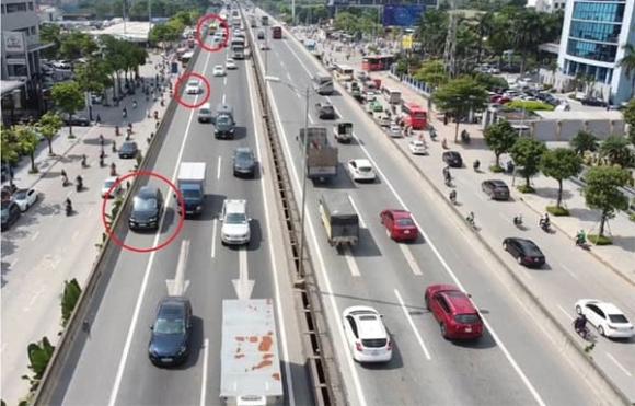 chạy xe vào làn khẩn cấp, vi phạm giao thông, nghị định 168