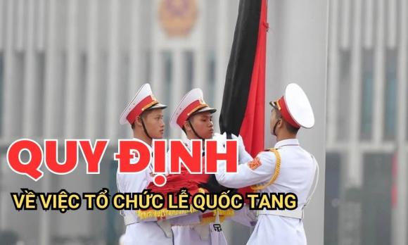 Quốc tang, quy định về Quốc tang