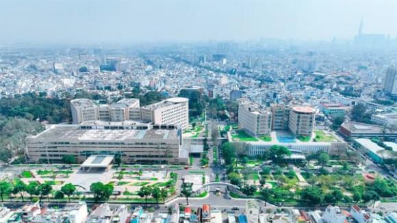 Bệnh viện Quân y 175, bệnh viện có 2 bãi đáp trực thăng