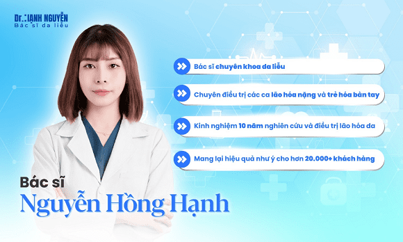 Bác sĩ Hạnh Nguyễn, Bác sĩ Hồng Hạnh, trẻ hóa da