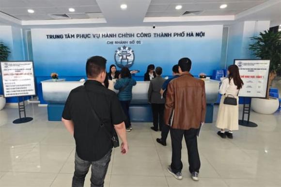 Thủ tục đất đai, Hà Nội, Trung tâm phục vụ hành chính công