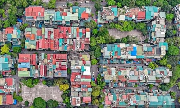 khu tập thể cũ ở Hà Nội, cao ốc