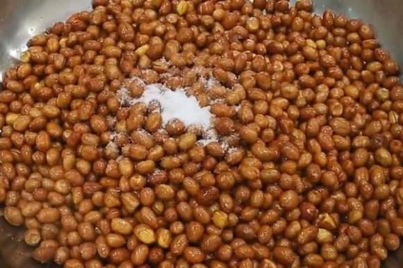 đậu phộng, lạc rang, món ngon mỗi ngày