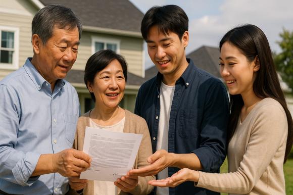 Luật đất đai, điều kiện để bố mẹ chồng sang tên Sổ đỏ cho con trai/con dâu 