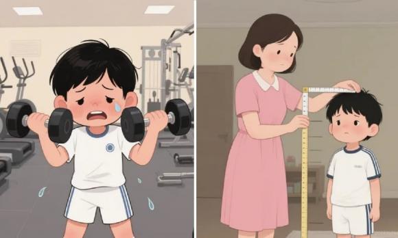 chăm con, chiều cao, chiều cao trẻ, thể thao,