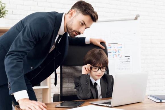 dạy con, người giàu dạy con, chăm con