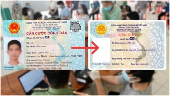 Luật căn cước, quy định đổi CCCD