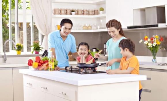 bếp, bài trí không gian bếp, phong thủy