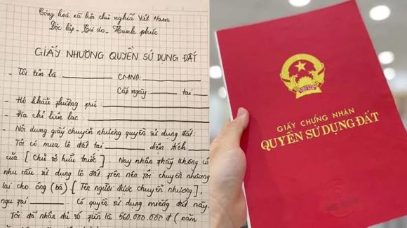 Luật đất đai, trường hợp mua bán đất bằng Giấy viết tay được cấp Sổ đỏ 