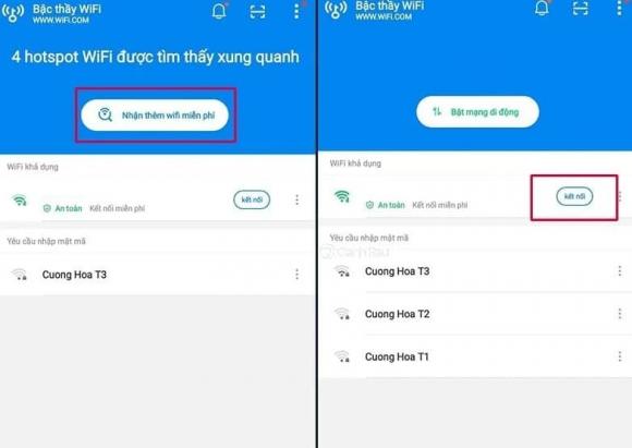  bắt wifi không cần mật khẩu,  truy cập wifi miễn phí