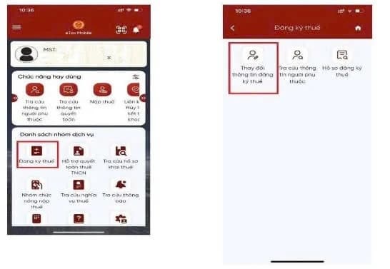 mã số thuế, cập nhật CCCD thành mã số thuế