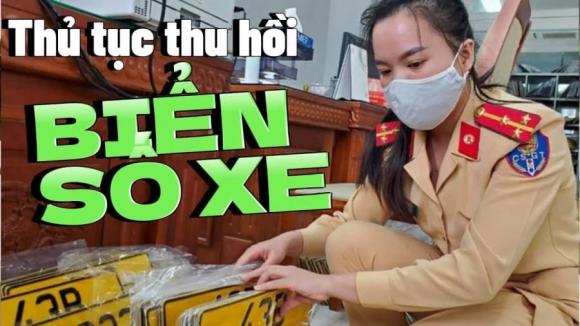Thông tư 24, trường hợp bị thu hồi biển số xe
