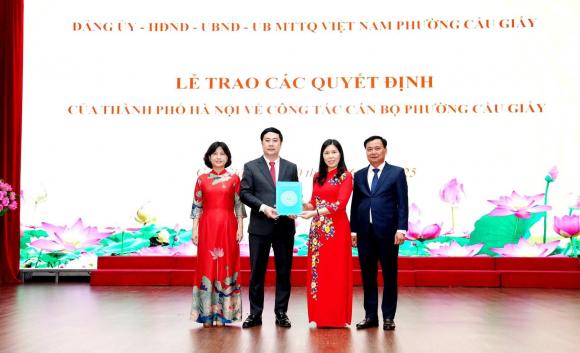phường Cầu Giấy, Nghĩa Đô, Yên Hòa, cán bộ Cầu Giấy mới