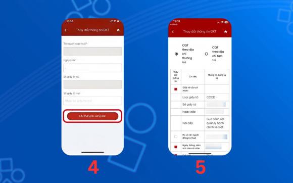 CCCD thành mã số thuế, Cách cập nhật số CCCD thành mã số thuế
