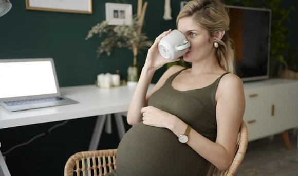 mẹ bầu uống cà phê, mẹ bầu ăn bột ngọc trai