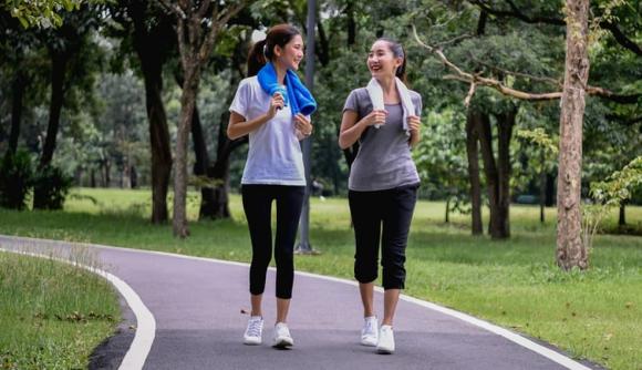 bài tập trường thọ, sức khỏe, đi bộ, thể dục, đi bộ 21 phút mỗi ngày