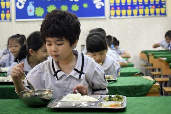 Hà nội, hỗ trợ ăn bán trú, học sinh tiểu học