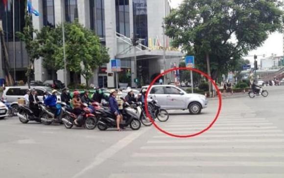 vạch kẻ dừng đèn đỏ, nghị định 168, đè vạch