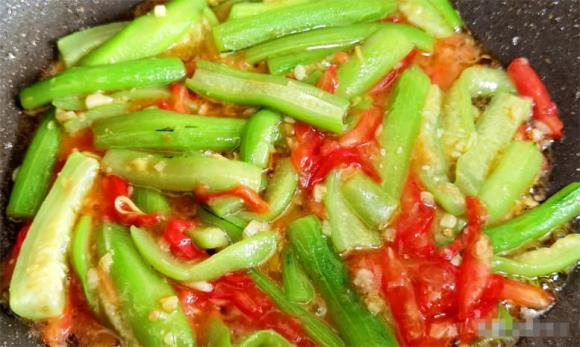 mướp xào