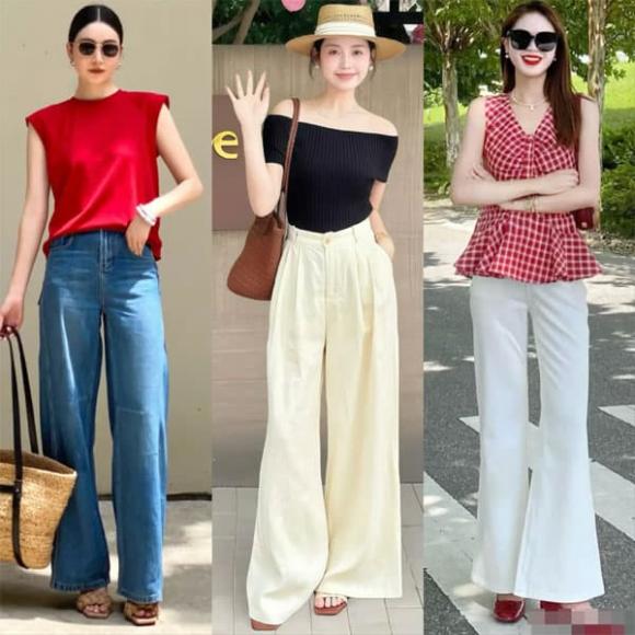 quần ống rộng, trang phục, phụ nữ