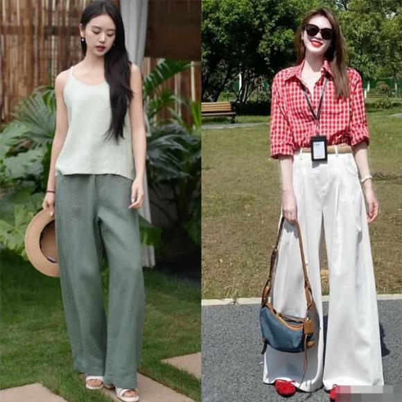 quần ống rộng, trang phục, phụ nữ