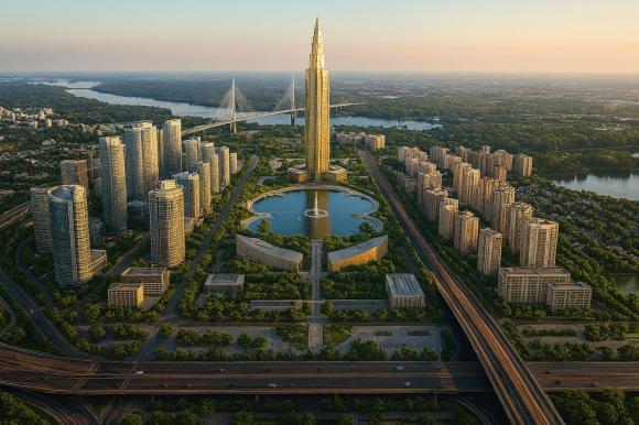 tòa tháp chọc trời 108 tầng ở Việt Nam, tháp Phương Trạch