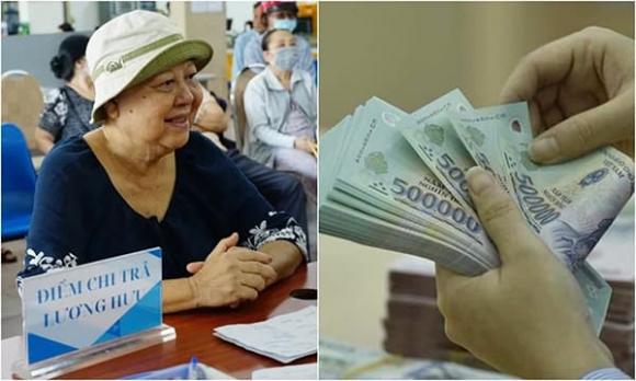 trợ cấp xã hội, hưởng trợ cấp xã hội hàng tháng, tăng lương hưu
