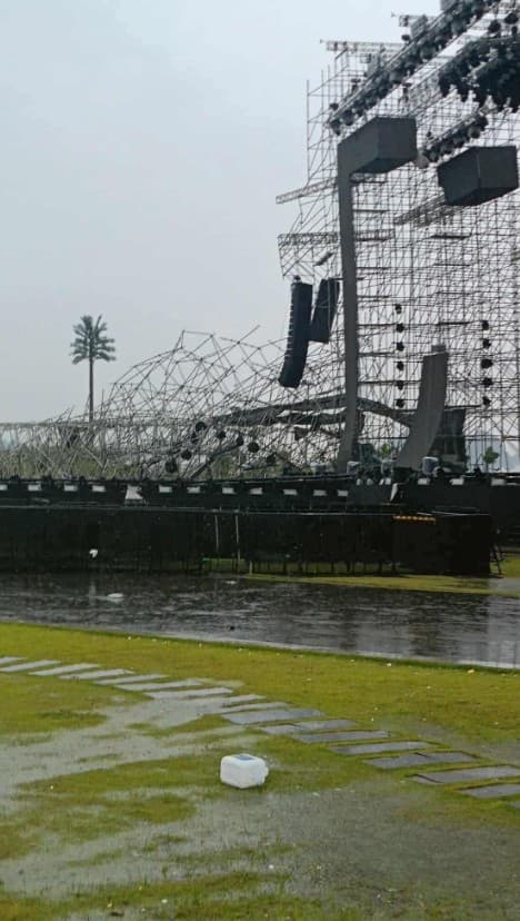 concert, dừng concert, bão lốc